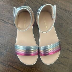 Tahari Stelliy Girls Ankle Strap Sandals size 10